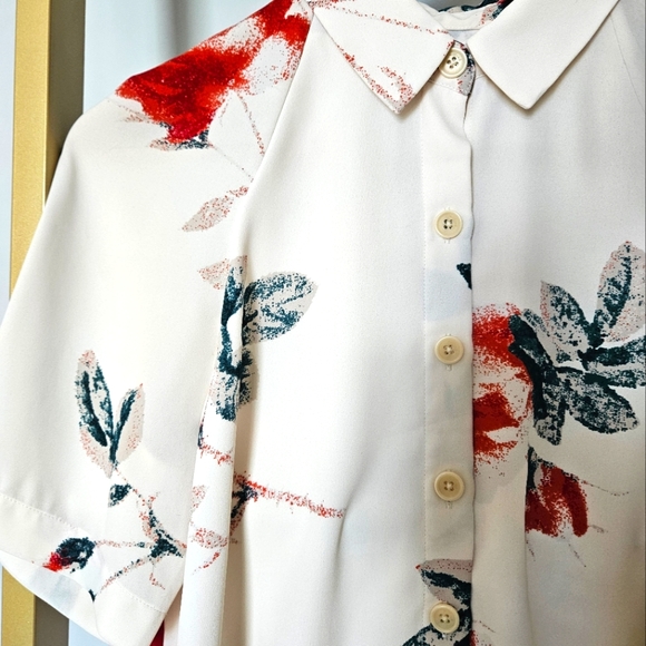 Wilfred Henrietta Cropped Floral Blouse - Picture 6 of 6